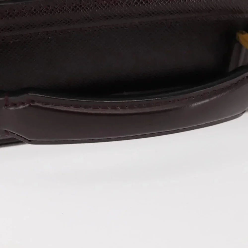 LOUIS VUITTON Taiga Leather Ural Briefcase Acajou